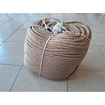 Jüt Halat 25 Metre Hasır Halat 3 Mm Kendir Halat İp Dekoratif Jüt