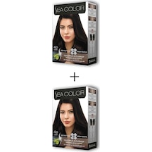 2X2 Tüp Krem Saç Boyası Seti Kahve No:4.0