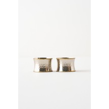Bella Maison Lara 2'li Peçete Halkası Siver 4,5x3,5 Cm