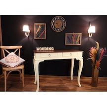 Wooding 120 Cm Çekmeceli Masif Krem Ceviz Dresuar (548588640) Krem