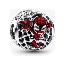 Nur Silver Örümcek Adam Gümüş Charm Nur-bl00016