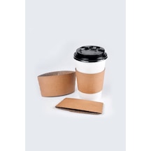 Kraft 50 Adet Bardak Tutacağı Sleeve Karton 12 Oz - 14 Oz - 16 Oz 12 X 6 X 19