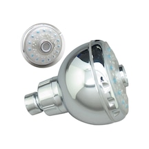 Geeksen Renkli Flaş Işıklı Led Duş Başlığı 3 Ayarlı Yağmur Duş Başlığı Ayarlanabilir Banyo Duş Başlığı Cilalı Krom Banyo Yağmur Duş Başlığı Değiştirme Diğer