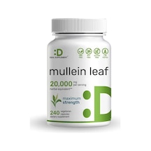 Mullein Leaf 20,000mg Herbal Equivalent, 240 Veggie Capsules