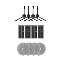 Tr D20 Ultra-x30pro-l10s Pro Ultra-x30 Ultra Dreame İle Uyumlu 4 Yan Fırça 4 Filtre 4 Mop Genel