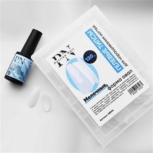 Süt Beyazı Oval Gel Tips 120 Adet - Doğal Görünümlü Protez Tırnak Tipsi