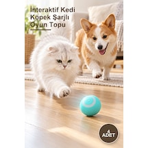 4 Adet İnteraktif Kedi Köpek Şarjlı Oyun Topu