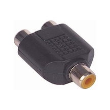 1Rca Dişi - 2Rca Dişi Çevirici Jack