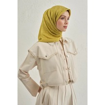 Armine Floş Pamuk Eşarp 2 - 95 X 95 / Yeşil - 54 Yeşil - 54