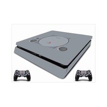 PS4 Slim (Ps1 Tema) Sticker Seti