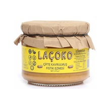Laçoko 275 Gram Şekersiz, Katkısız, Glutensiz, Vegan, Doğal Çifte Kavrulmuş Yer Fıstığı Ezmesi 275 Gram Diğer