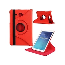 Samsung Uyumlu Sm-T285 Kılıf Standlı Deri Görünümlü Tablet Kılıfı