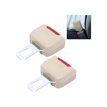 2 Adet Rs-01 Universal Araç Emniyet Kemeri Uzatma Tokası Haki
