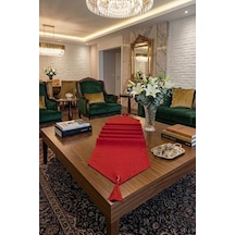 Çizgili Tek Runner, Colber Tek Runner 40x140cm Kırmızı Diğer