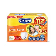 Canped Emici Külot Pants Hasta Yetişkin Bezi L 112'li