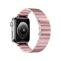 Ugr02 Apple Uyumlu Watch  38mm Kr404 Huks Kordon - Rose Gold
