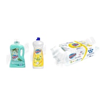Bingo Yüzey Tem. Fresh 2.5 Lt + Sıvı Bulaşık Deterjanı 1500 Ml + Yüzey Tem.havlusu 96'lı 3'lü Set Diğer