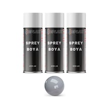 3 Adet Ral 7040 Beton Gri Sprey Boya 400 Ml.