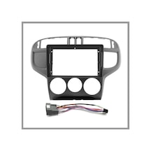 Govimaks Hyundai Matrix 2001-2010 Uyumlu 9 '' Siyah Androıd Multimedya Çerçevesi - Soket