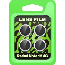 Newface Xiaomi Redmi Note 15 4g Raze Metal Kamera Lens - Gümüş