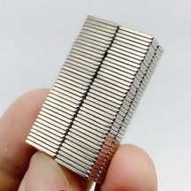 100 Adet 15x10x1.5 Mm Köşeli Neodyum Mıknatıs N35 Magnet Dayanıklı Nikel Kaplama Lisinya