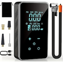 Xuweiwei Siyah Arabalar Bisikletler Basketbol Toplari Icin Tasinabilir Kablosuz Elektrikli Lastik Pompasi