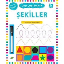 Şekiller Çıkartmalı Aktiviteler 4 Yaş Çizgi Çizgi Etkinlik- Kukla