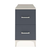 Kronos Komodin 2 Çekmeceli 44x59x80 Aytaşı-antrasit Aytaşı