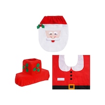 Homyl Yılbaşı Klozet Kapağı Seti Baba Banyo Tuvalet Kapalı Için Çok Renkli