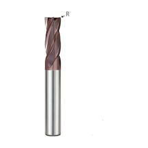 Pro-X Çap -Çap 4 Mm R0.2 4 Ağızlı Kısa Kaplamalı Karbür Freze