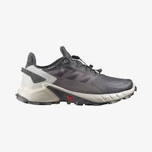 Salomon Supercross 4 Gore-tex Kadın Koşu Ayakkabısı Nine Iron L47976100 Gri