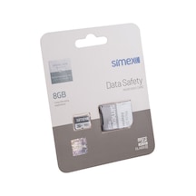 Simex 8 Gb Hafıza Kartı Sd Kart Adaptörlü 100 Mb/s Sh-101