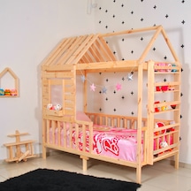 Markaawm Markaawm Montessori Yatak Çocuk Yatak Raf Doğal 90X190 Karyola Akçaağaç