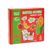 Kutulu Hafıza Oyunu Meyve Sebze 48 Parça