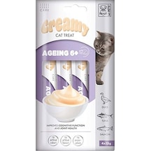 M-pets  6+ Krema Kedi Ödül Maması 4x15 Gr 244-30046.01