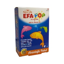 New Life Efa Pop Omega 3 60 Kapsül Balık Yağı