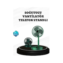 Ceylan Adam Taşınabilir Şarjlı Mini Fan Katlanabilir Gövde, 3 Hız Kademesi