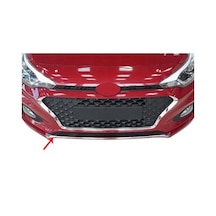 Hyundai İ20 Uyumlu Ön Tampon Çıta -2015 Paslanmaz Çelik Parça