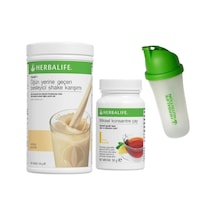 Set 1 Adet Vanilya Shake 1 Adet Limon Aromalı Çay 50 Gr 1 Adet Shaker