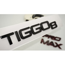 Dk Tuning Chery Tiggo 8 Pro Max Bagaj Kırmızı Siyah Abs Yazı Logo Amblem Bagaj Arma