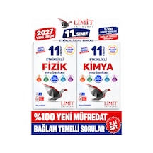 Limit 2027 11.sınıf Fizik-kimya 2 Kitap %100 Yeni Müfredat Etkinlikli Soru Bankası Set Yeni Ürün