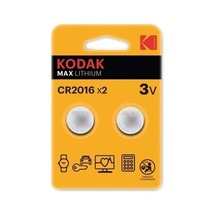 Kodak 2 Adet Ultra Lityum Cr2016 Para Pil