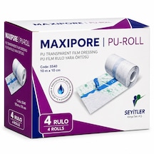 Maxıpore Pu-roll Şeffaf Su Geçirmez Yara Örtüsü 10m 10cm 4 Rulo