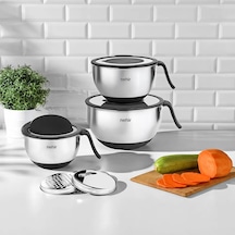 Nehir Tokyo Saten 12 Parça Saklama ve Karıştırma Kabı