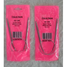 Çelik Telli Misinalı Şiş 40 Cm 4 No 4,5 No 1 Er Adet