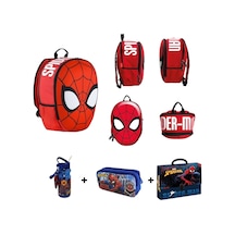 Şahin Mikro Ottonyaspiderman İlkokul Çantası Neva Head 4 Lü Set Çok Renkli