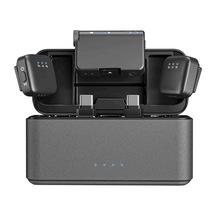 Jimi M15 Mic 2 2 Verici + 1 Alıcı + Şarj Kutusu Akıllı Gürültü Önleyici Wireless Kablosuz Yaka Mikrofonu
