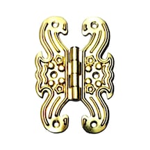 Dekoratif Sac Kelebek Menteşe - Büyük, Sarı, 100 Adet 1 Adet