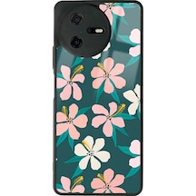 Casper Via A40 Leaf Flovers Tasarımlı Glossy Telefon Kılıfı Çok Renkli