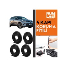Toyota C-hr 2016-2019 4 Kapı Koruma Fitili Siyah Renk Numlas-a Kalite-nm2399